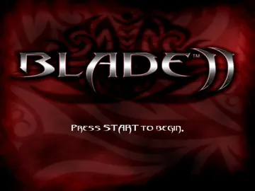 Blade 2 (USA) screen shot title